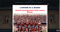 Desktop Screenshot of fondazionegenoa.com